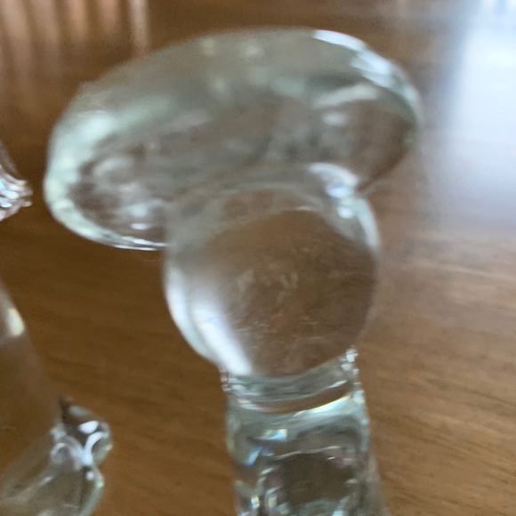 Trio of hand blown glass angels. - Picture 5 of 5